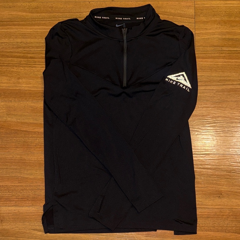 Nike Trail Black Quarter-Zip Pullover